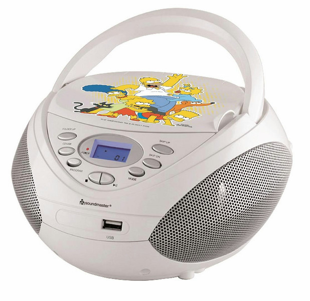 Soundmaster SCD3750DS White CD radio
