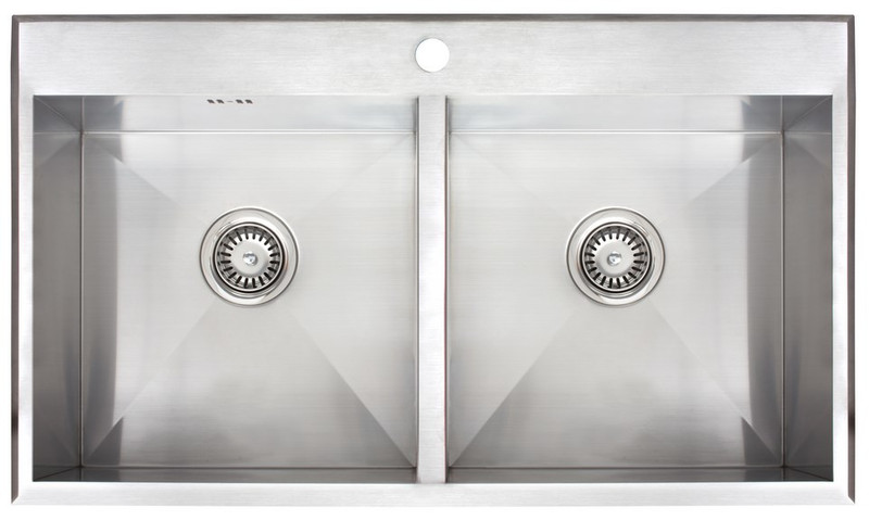 Nodor Duo 40 Square Stainless steel Top-mount sink