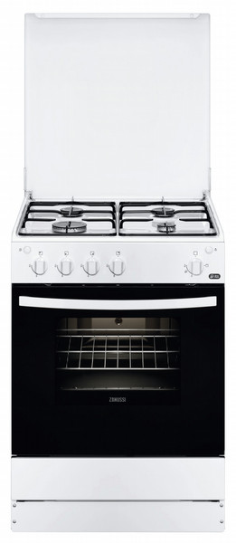 Zanussi ZCG61031WA Freistehend Gas hob Weiß