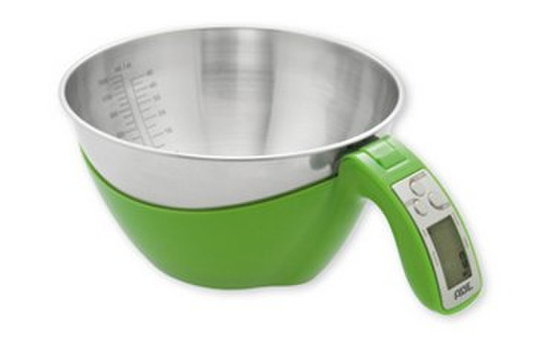ADE Sarah Electronic kitchen scale Зеленый, Нержавеющая сталь