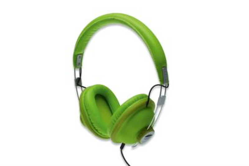Ednet 83136 Head-band Binaural Green mobile headset