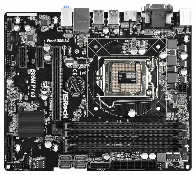 Asrock B85M Pro3 Intel B85 Socket H3 (LGA 1150) Micro ATX motherboard