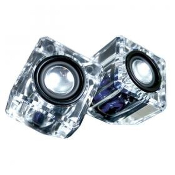 dreamGEAR i.Sound Ice Crystal Clear Compact Speakers Blau Docking-Lautsprecher