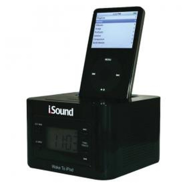 dreamGEAR i.Sound Time Travel 1.0channels Black docking speaker