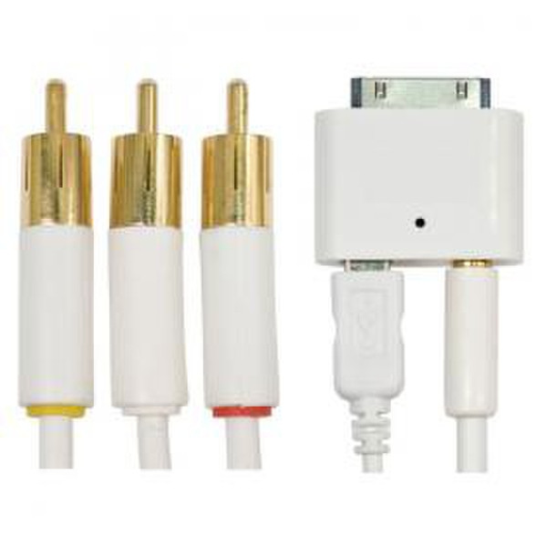 i.Sound AV Cable Белый дата-кабель мобильных телефонов