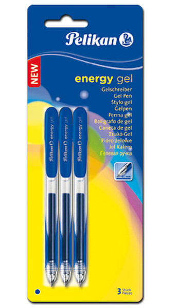 Pelikan 921569 Retractable gel pen Черный, Синий, Красный 3шт