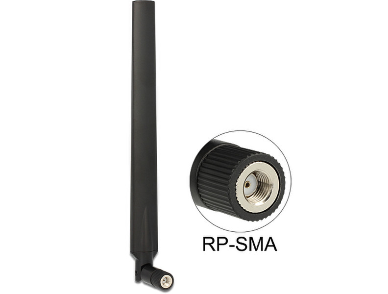 DeLOCK 88899 Omni-directional antenna RP-SMA 7dBi network antenna