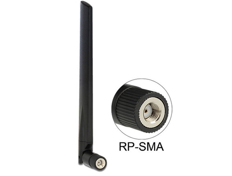 DeLOCK 88898 Omni-directional antenna RP-SMA 5dBi Netzwerk-Antenne