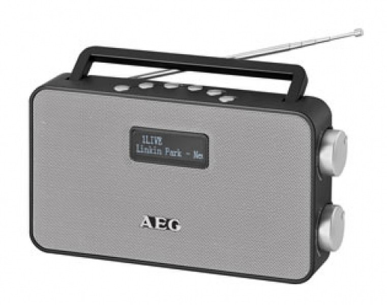 AEG DAB+ 4153 Персональный Цифровой Черный, Cеребряный радиоприемник