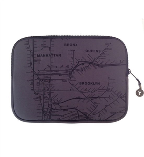 NYC Subway Line MLAP13 13Zoll Sleeve case Grau