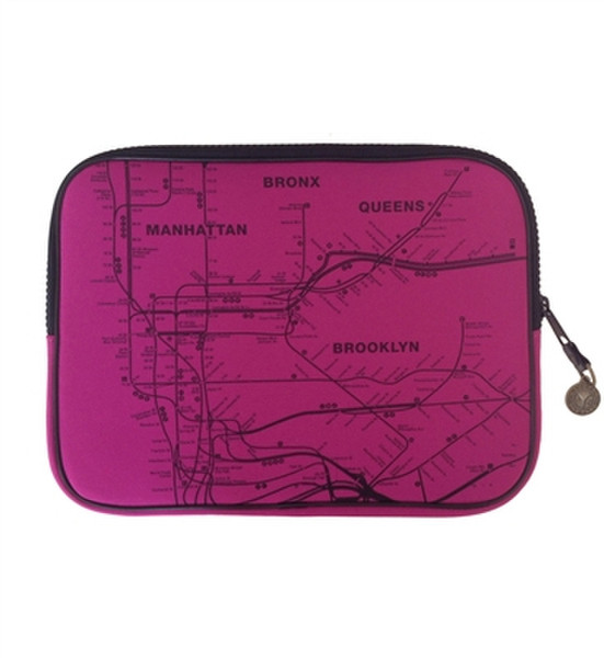 NYC Subway Line MLAP13 13Zoll Sleeve case Pink