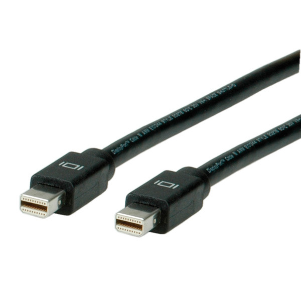 Secomp DisplayPort Cable, Mini DP - Mini DP, M/M 2 m