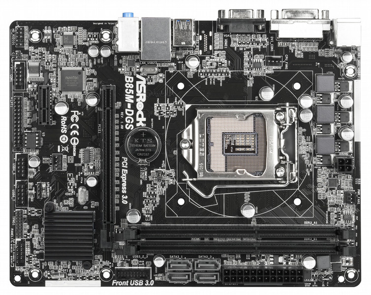 Asrock B85M-DGS Intel B85 Socket H3 (LGA 1150) Микро ATX материнская плата