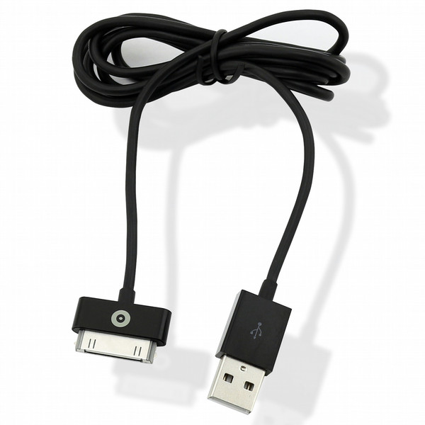 Muvit MUUSC0083 1.2м USB A Apple 30-p Черный кабель USB