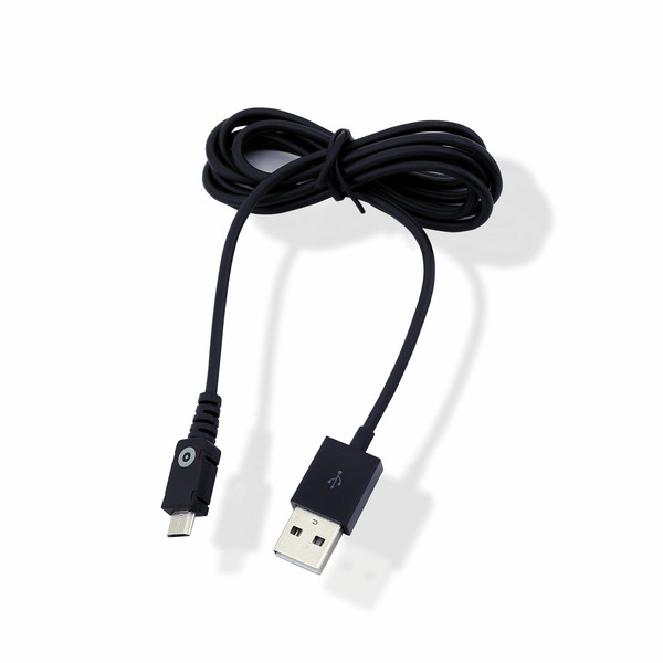 Muvit MUUSC0085 3m USB A Micro-USB B Schwarz USB Kabel