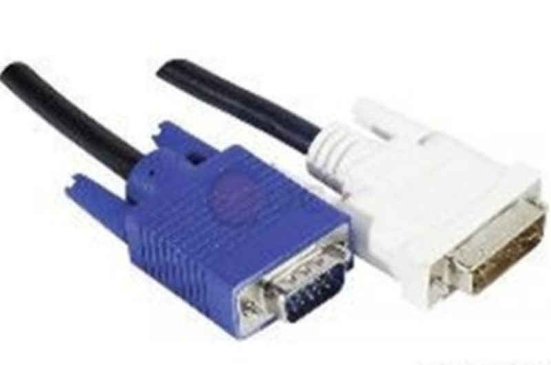 Neklan A5000025 1.8m DVI VGA (D-Sub) Black video cable adapter