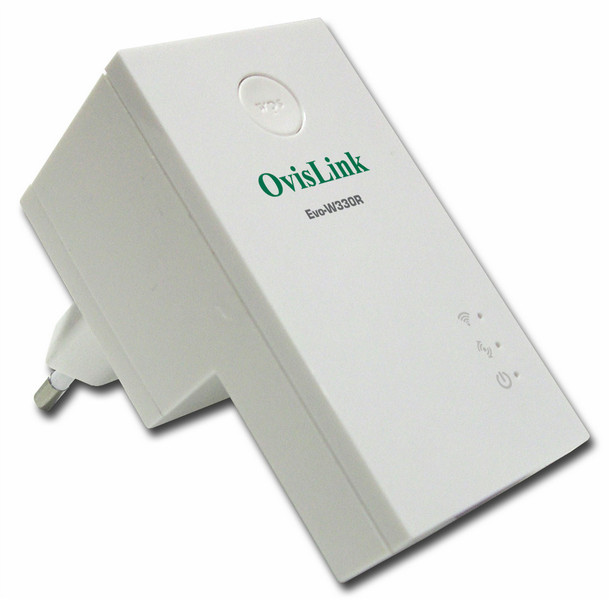 OvisLink Evo-W330R Network transmitter & receiver Белый
