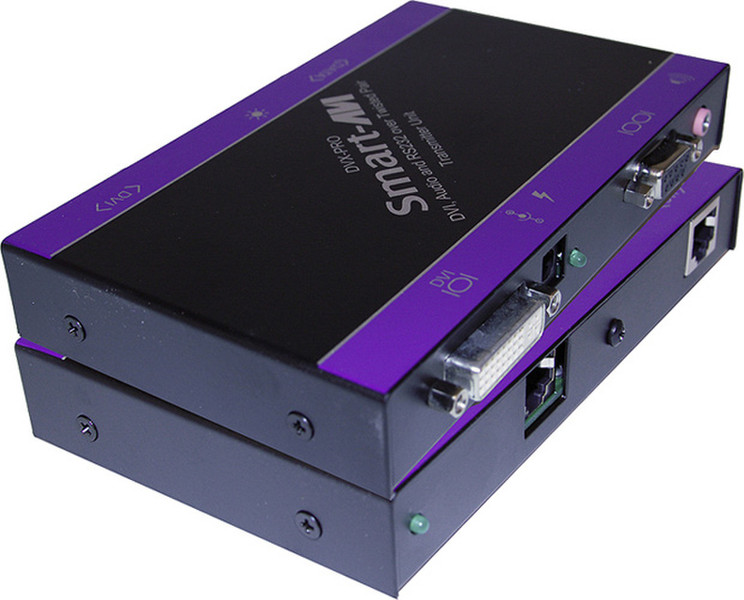 Smart-AVI DVX-TXPROS AV transmitter Schwarz Audio-/Video-Leistungsverstärker