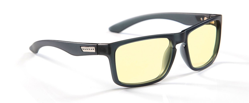 Gunnar Optiks Intercept Onyx Smoke Polymer Black safety glasses
