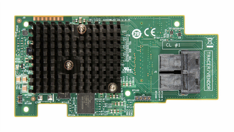 Intel RMS3HC080 PCIe x8 Connector 3.0 12Gbit/s RAID controller