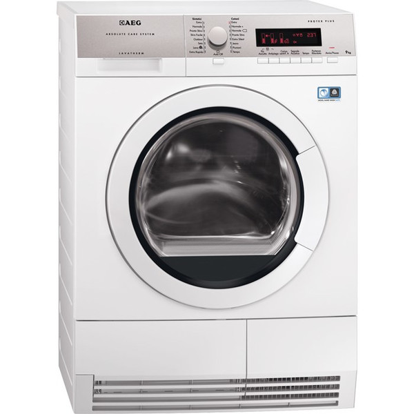 AEG T86590IH1 Freistehend Frontlader 9kg A++ Weiß Wäschetrockner