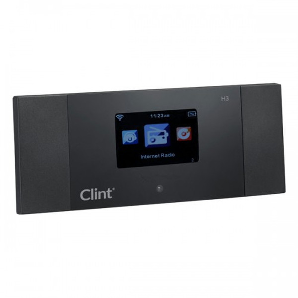 Clint H3 Wi-Fi Black digital audio streamer