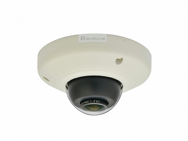 LevelOne FCS-3093 IP security camera Вне помещения Dome Черный, Белый