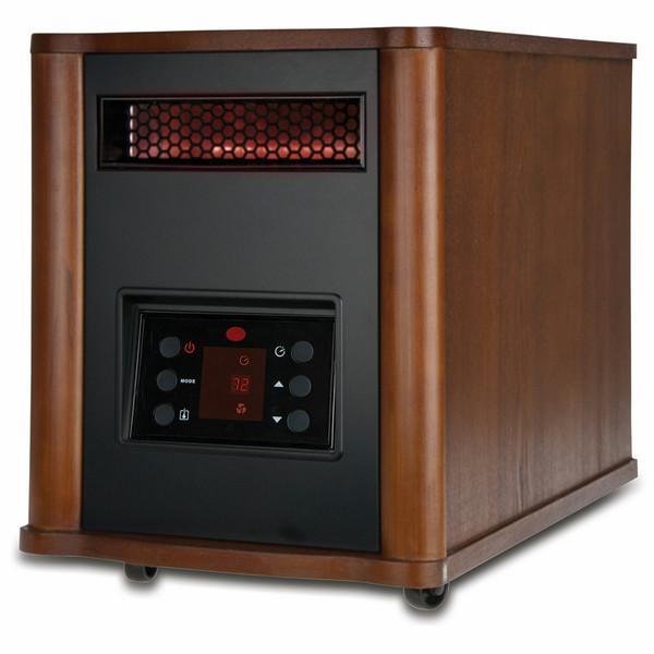 Jarden HRH7403ERE-DM Floor,Table Black,Wood Infrared electric space heater