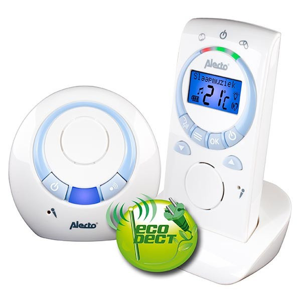 Alecto DBX-76 ECO DECT babyphone 1канала Белый радио-няня