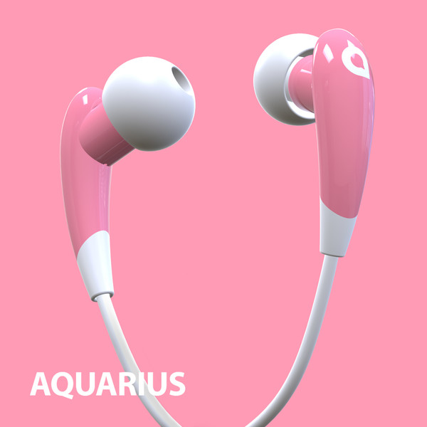 Accutone Aquarius Binaural im Ohr Weiß