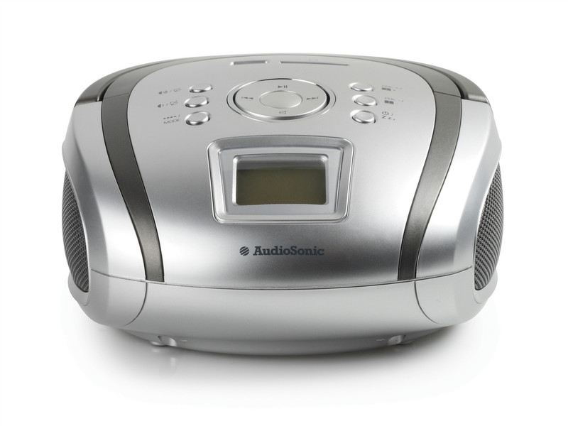 AudioSonic RD-1565 Portable Digital Silver radio