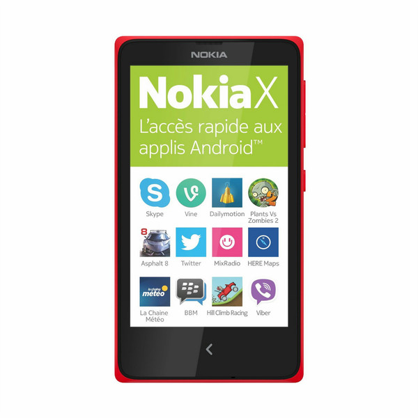 Nokia X 4GB Rot