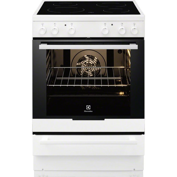 Electrolux EKC6030CJW Built-in Induction hob A Black,White cooker