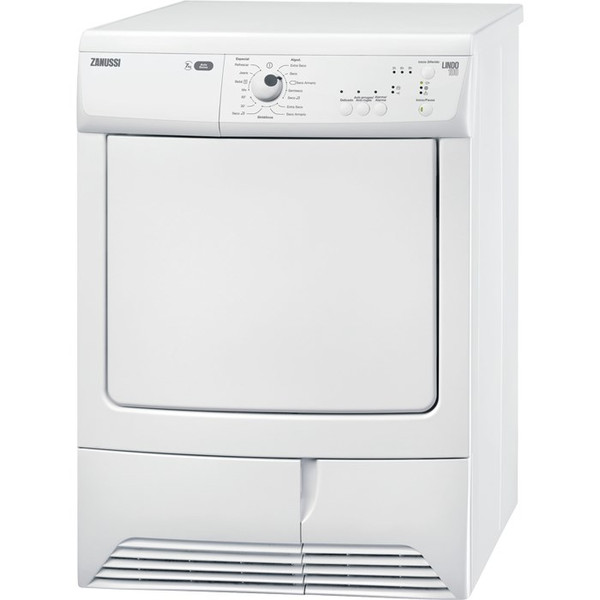 Zanussi ZDL7102PZ freestanding Front-load 7kg C White tumble dryer