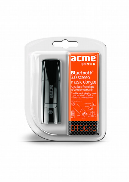 ACME BTDG40 3,5 мм 10м Черный Bluetooth аудио передатчик