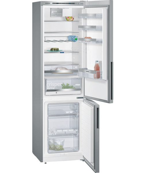 Siemens KG39EDL40 Отдельностоящий 249л 88л A+++ Нержавеющая сталь холодильник с морозильной камерой
