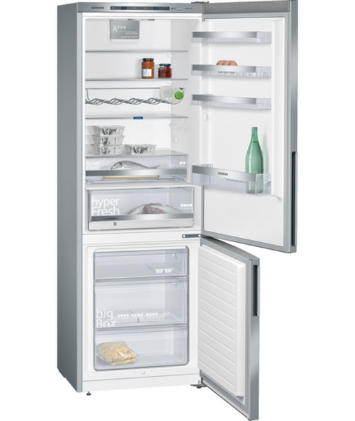 Siemens iQ500 KG49EDI40 Отдельностоящий 301л 111л A+++ Cеребряный холодильник с морозильной камерой