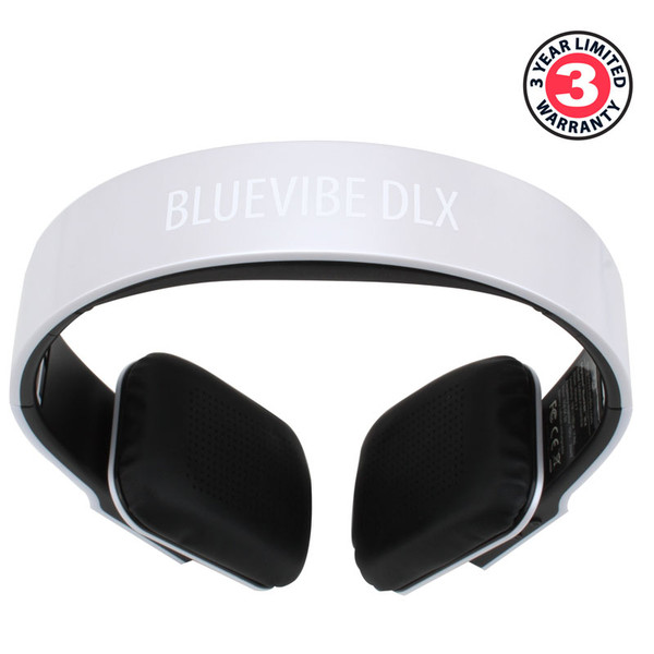 Accessory Power GOgroove BlueVIBE DLX Ohraufliegend Kopfband Schwarz, Weiß