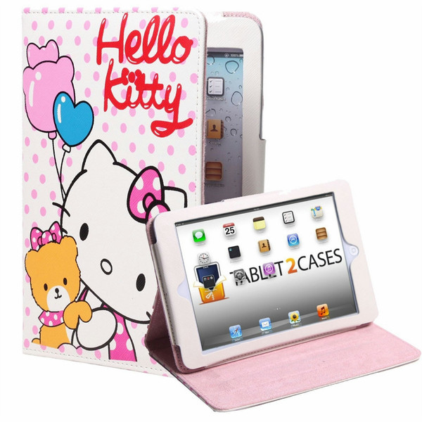 Hello Kitty HKY016WHT080 7.9Zoll Blatt Mehrfarben Tablet-Schutzhülle