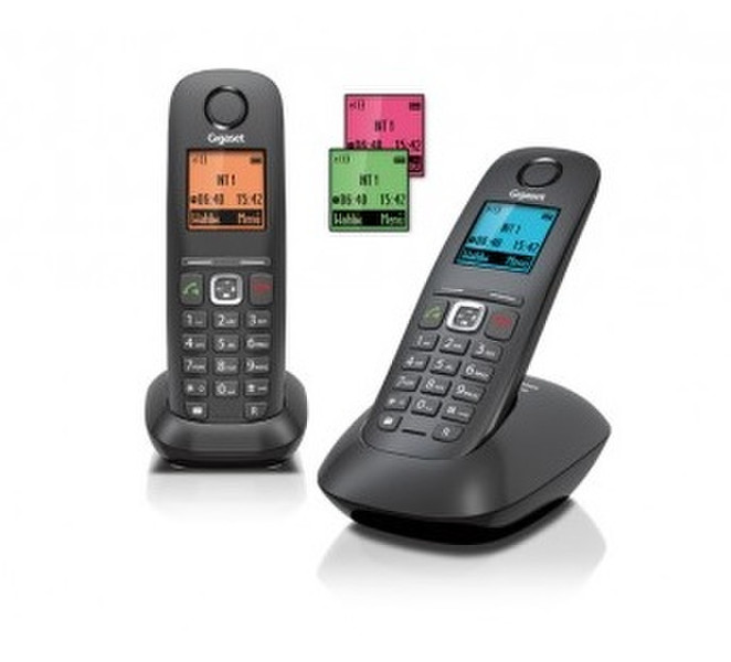 Gigaset A540A Duo DECT Anthracite,Black