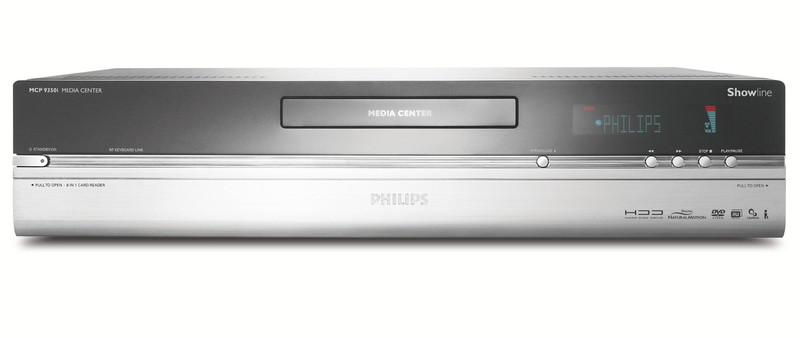 Philips Showline MCP9350I/21 250ГБ Wi-Fi Серый, Cеребряный медиаплеер