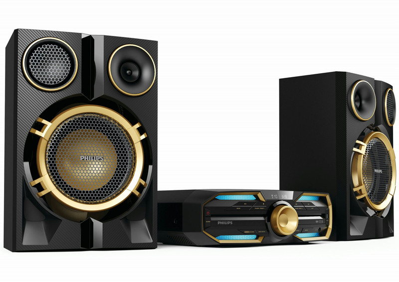 Philips FX50X/78 Mini set 1000W Black,Blue,Gold home audio set