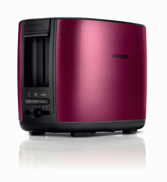 Philips HD2628/00 2slice(s) 950W Black,Burgundy toaster