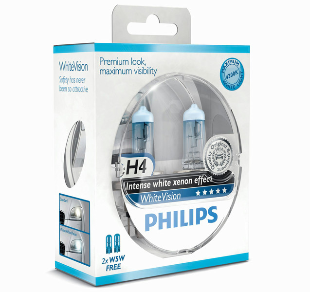 Philips WhiteVision car headlight bulb 12342WHVSM