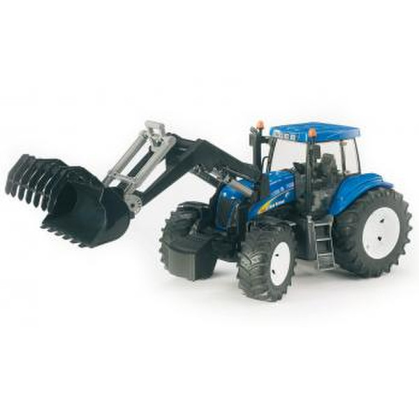 BRUDER New Holland T8040 with frontloader ABS синтетика игрушечная машинка