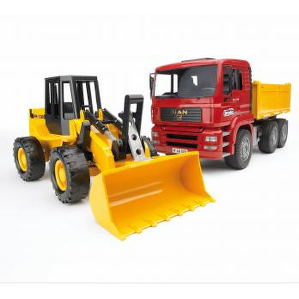 BRUDER Construction truck with articulated road loader ABS синтетика игрушечная машинка