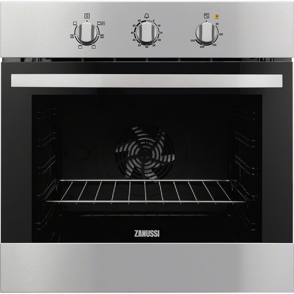 Zanussi ZOB21601XK Electric oven 74л A Черный, Нержавеющая сталь