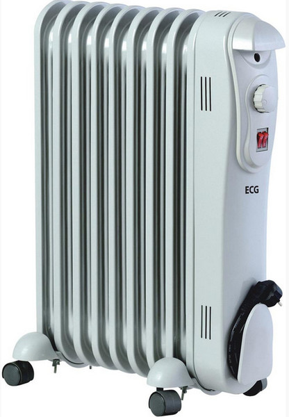 ECG OR 509 Floor 2000W Grey Oil electric space heater