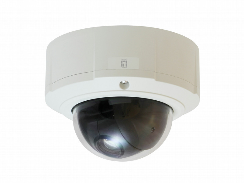 LevelOne FCS-4043 IP security camera Вне помещения Dome Черный, Белый