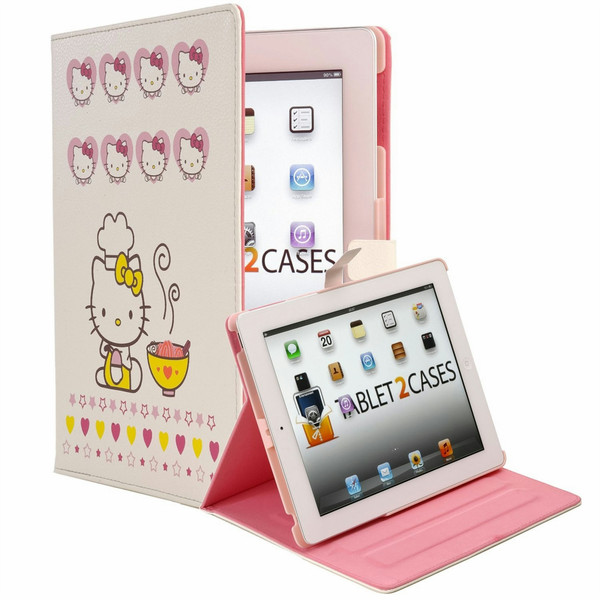 Hello Kitty HKY013WHT100 9.7Zoll Blatt Mehrfarben Tablet-Schutzhülle